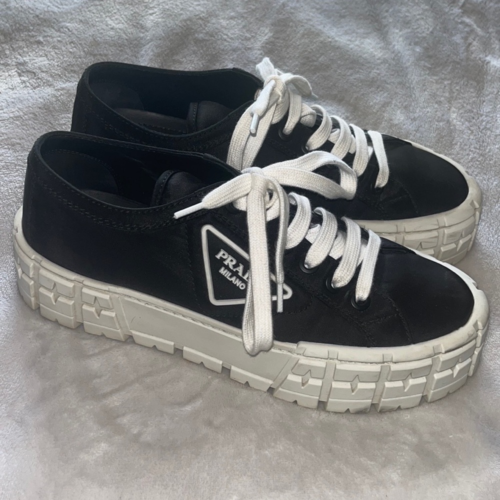 Gabardine Prada Nylon sneakers